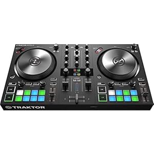 Native Instruments Traktor Kontrol S2 MK3 2-Kanal DJ Controller, 16 Pads, integrierte Soundkarte, Traktor Pro 3