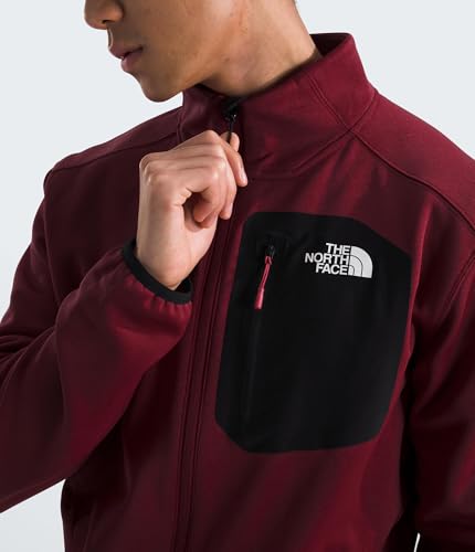 Image of THE NORTH FACE Men's Crest Full Zip Jacket | Water Repellent Fleece Coat, Double Layer Stand Collar & Zip Hand Pockets
