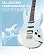 Donner DMT-66 39 Inch Full Size E-Gitarre für Anfänger, Starter E-Gitarren-Set mit Tasche Gradient Blue