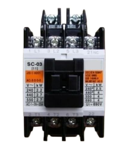 Contacteur CA SC-03 21NC 110V 9A 3P inverseur tripolaire pour armoire de commande