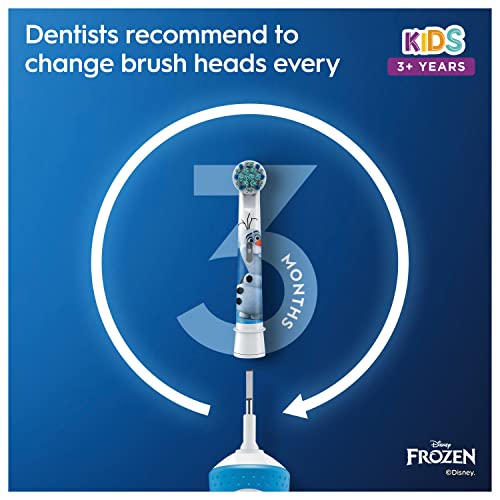 Oral-B Stages Power Kids Electric Toothbrush Featuring Frozen Characters, 1 Handle, 1 Brush Head, UK 2 Pin Plug - Image 7