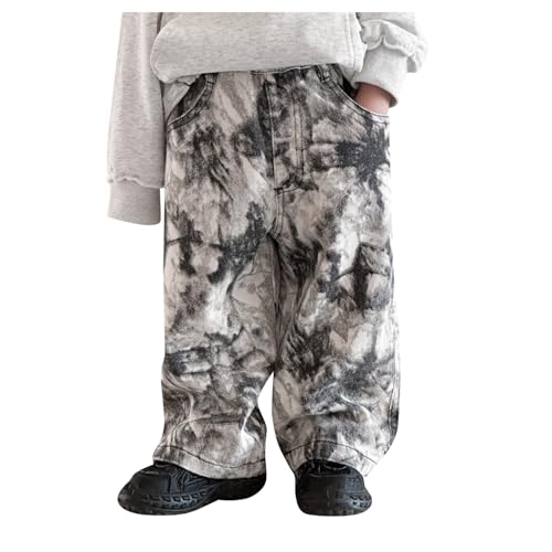 Boys Camo Pants Kids Pull on Elastic Waist Casual Loose Jogging Bottoms Elastic Cuffed Cargo Joggers 12-18 Months