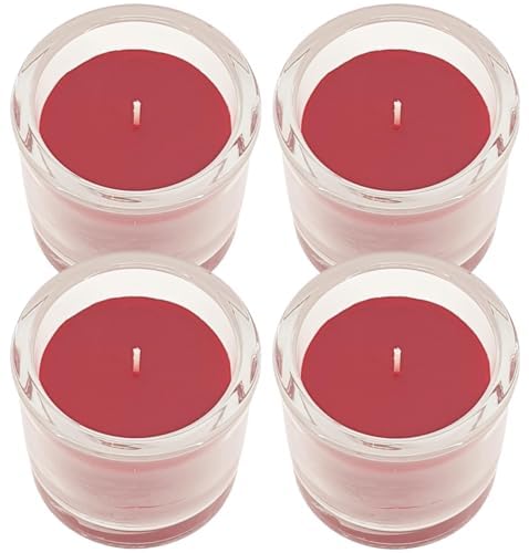 Gala Flavour Duftkerze Im Glas – Vanilla Indro – 70 Mm Durchmesser, 77 Mm Hoch, 6 Stück