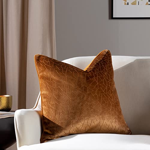 Coussin en velours passepoilé Hoem Malans douceur et confort - 2