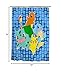 Pokemon Anime 13-Piece Shower Curtain Set, 72 x 72 Inch Fabric Curtain with Hooks, Bathroom Decor, Machine Washable, (100% Officially Licensed Product) by Franco Collectibles