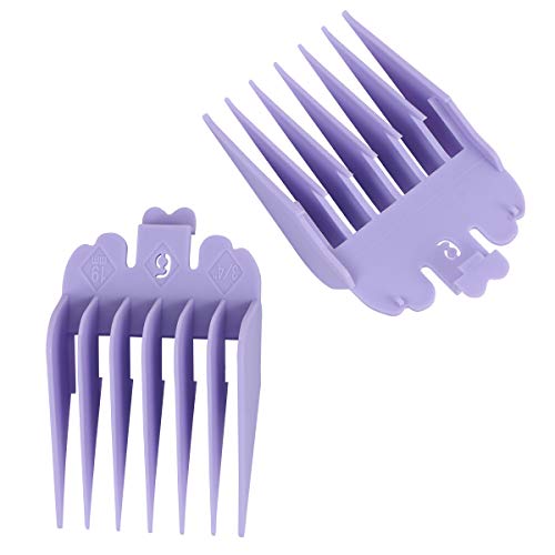 Harapu 10 Pcs Colorful Professional Hair Clipper Combs Guides 1/16” To 1”,Attachment Guide Combs Replacement Guards Set For Wahi Clippers/Trimmers #TOP2