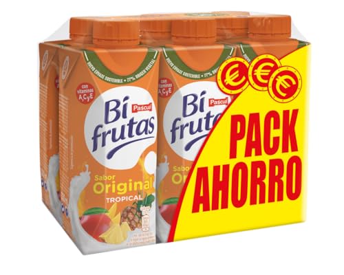 Bifrutas- Bebida refrescante Sabor Tropical Natural - Formato 6 x 330ml