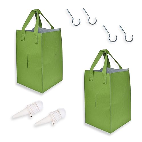 Blue Akilades Upside Down Tomato Planters 2 Pack -...