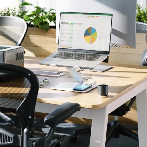 Base para portátil ALOGIC Elite Power con cargador inalámbrico miniatura 5