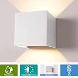 ☀【Einfach zu installieren】 AC100-277V, Verbinden Sie die Haushaltskabel mit den Kabeln der Wandleuchte über Kabelklemmen. Verwenden von Schrauben zu reparieren, nicht schwierig zu installieren, aber schlagen vor, durch einen Lizenzelektriker zu installieren. Das Gehäuse kann entfernt werden, einfacher zu reinigen.