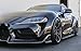 Front Bumper Lip Splitter Compatible with 2020-2026 Toyota Supra A90 A91 GR Coupe 3PCS ABS Spoiler Kit (Carbon Fiber Look)