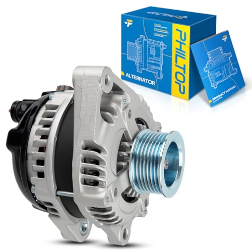 PHILTOP Alternator for Honda,Acura 2012-2014 TSX 2.4L, 2009-2010 TSX 2.4L, 2008-2012 Accord 2.4L, 11390, 11390N Auto Part Alternator