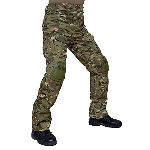 Pantalon de combat avec genouillères pour éviter les douleurs