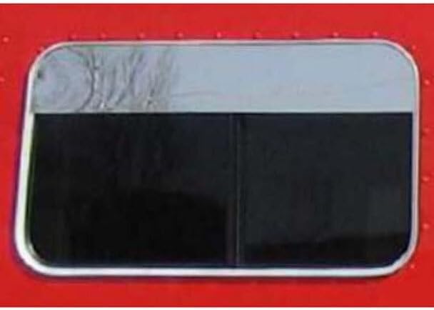 Technical Precision Replacement For PETERBILT 379 YEAR 1998 STAINLESS STEEL WINDOW TRIM W ULTRA SLEEPER