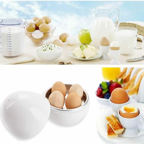 Vaporera para huevos Egg Pod que separa la cáscara fácilmente en microondas 6