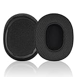 Replacement Ear Pads for Skullcandy Crusher Wireless/Evo/ANC Hesh 3/EVO/ANC, Headphones Ear Cushions, Headset Earpads, Ear Cups Cover (WF Black)