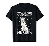 huskystar 219 Just A Girl Who Loves Huskys for Teen GirlsKids. Divertido regalo de cumpleaños para adolescentes, nietas pequeñas, amigos, adolescentes, novia, mamá, tía, hermana