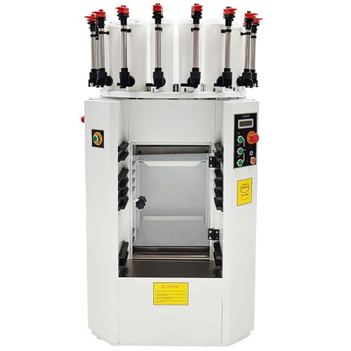 BEILOCKERY Automatic Paint Shaker Mixer and Colorant Dispenser Integrated Machine, 0.5L-20L Paint Mixing Machine, 16 * 2L Bucket, 110V 77lbs Load, Time Adjustable, for Coatings, Pigments, Paints