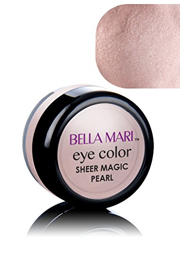 Bella Mari Natural Mineral Eyeshadow, Sheer Magic (Pearl); 0.1oz