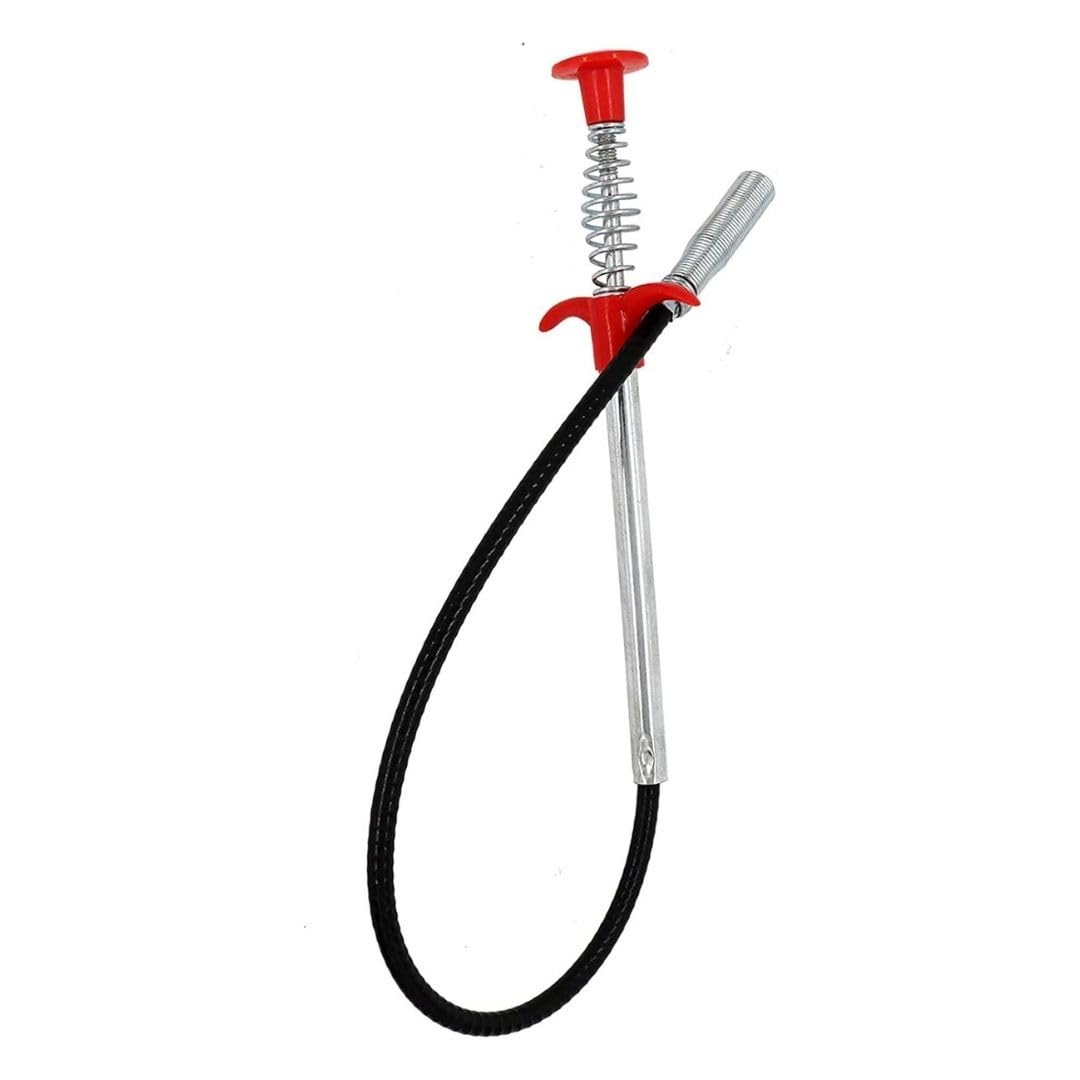 Divayanshi Flexible Drain Cleaner Wire Stick | Stainless Steel Hair Catching Claw Tool for Sink, Sewer, Pipe, Basin and Gardening | Spring Plunger for Kitchen, Bathroom – 160 cm Clog Remover-image-14