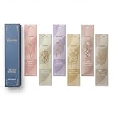 Incense Sticks Variety Pack – Natural Masala Incense Sticks, Premium VAHARA Hand-Rolled Incense for Home Fragrance, Aromatherapy & Meditation (Premium Vahara Whispers of Romance, 6 Fragrance Packs)