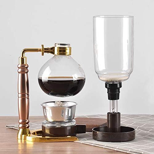Cafetera de Sifón al Vacío 3 Tazas de Vidrio Manual miniatura 5