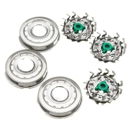 3/6Pcs ，Compatible for Philips， Shaver Heads Blades Replacement SH90/62 Series 8000 S8950 9000 S9000 S9011 S9021 S9031 S9041 S9111(6pcs)