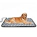 RIOGOO Pet Heating Pad Large, Dog Cat Electric Heating Pad Indoor Waterproof Adjustable Warming Mat with Chew Resistant Steel Cord (33 x 21 in)