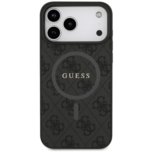 Coque iPhone 17 Pro Max Guess 4G Ring Noir compatible MagSafe de CG Mobile