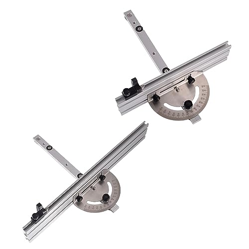 Image of CALANDIS Table Saw Miter Gauge Adjustable Aluminum High Accuracy Miter Saw Protractor 250Mm | 1 Miter Gauge