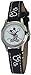 Disney Women's MK1006 Mickey Mouse White Dial Black Strap Watch