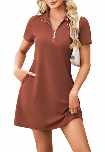 Kikibell Womens T Shirt Dresses Summer 2026 Casual Short Sleeve