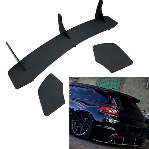 Diffuseur de pare-chocs VW Scirocco spoiler noir avec 3 ailerons aérodynamiques - 3