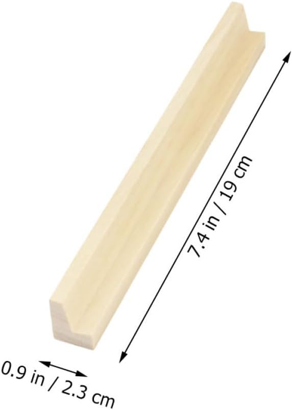 4 Rastrelliere In Legno Per Mahjong E Domino - 19x2.3cm, Per Giochi Da Tavolo E Decorazione - Foto 5