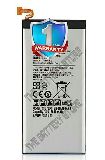 Image of THE BATTERY STORE Original EB-BA700ABE Battery for Samsung Galaxy A7 2015 A700 / A700S / A700L / A700FD Battery with 1 Year Warranty****(Q63)