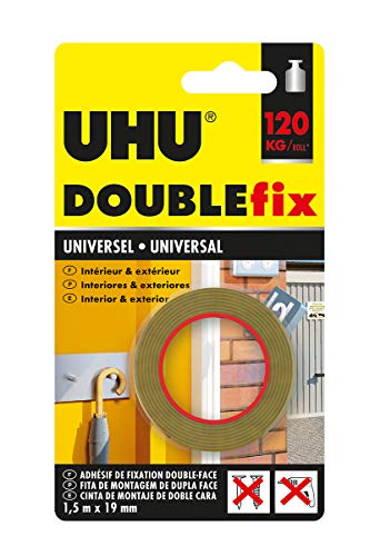 Imedio Produkte. Band 36497 – Adh 19 mmx 1.5 mt D/Gesicht Marr Doublefix Uhu