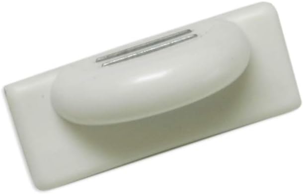 GARDINIA Magnetic Connector For Bottom Blind Rail On Window Sash, For Securing Blind To Window Sash, Plastic/Magnet, White, 5 x 2 cm