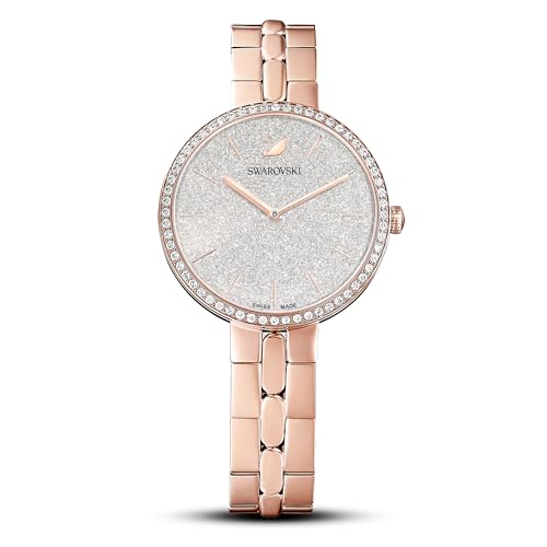 Swarovski Stainless Steel Women Cosmopolitan Analog Watch Metal Bracelet, Rose Gold Tone, Rose-Gold Tone Pvd 5517803, Band Color-Rose Gold (B083W77VVM) Amazon Price History, Amazon Price Tracker