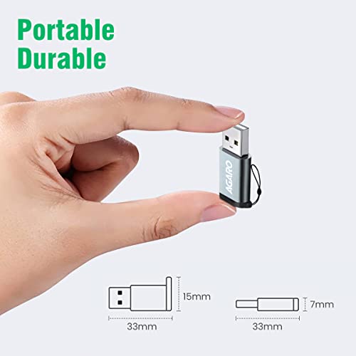 AGARO USB Type C Female to USB Male OTG Adapter, Works with Laptops