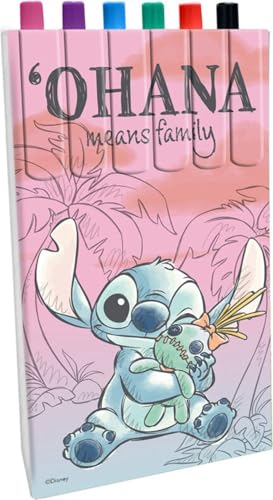 Disney Stitch marqueurs de couleur enfants 6 pcs fournitures scolaires