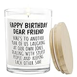 Happy Birthday Gifts for Women, Best Friend Birthday Gifts for Women Friendship Gifts for Friends Female Birthday Gift Womens Birthday Gifts for Sister Coworkers Classmate - Happy Birthday Candles