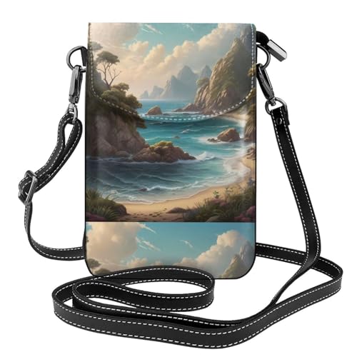 Petit sac à main téléphone portable parfait pour la marche et le camping