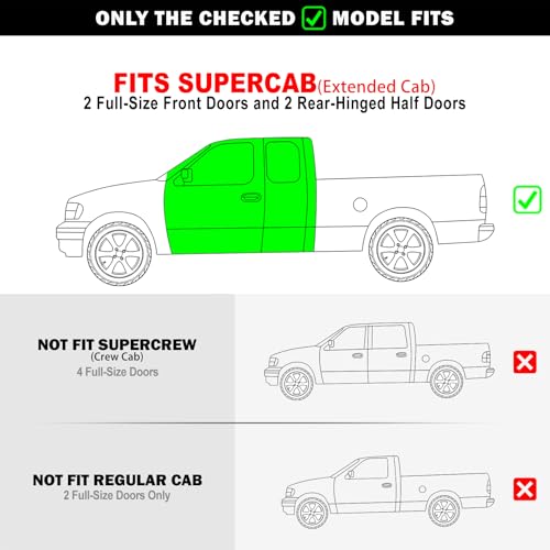 Estribos Tuxtreme acero negro para Ford F150 y F250LD miniatura 6