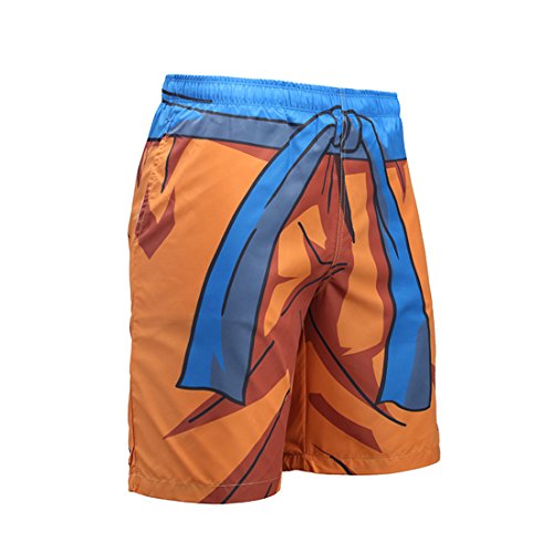 Short de bain Goku homme maillot de bain anime 3D léger et respirant