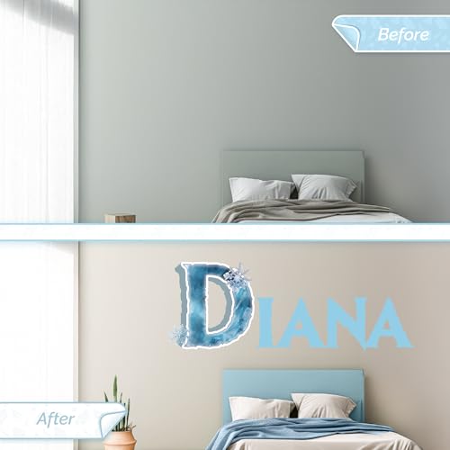 Vinilo Decorativo Personalizado Nombre Princesa de Hielo miniatura 4