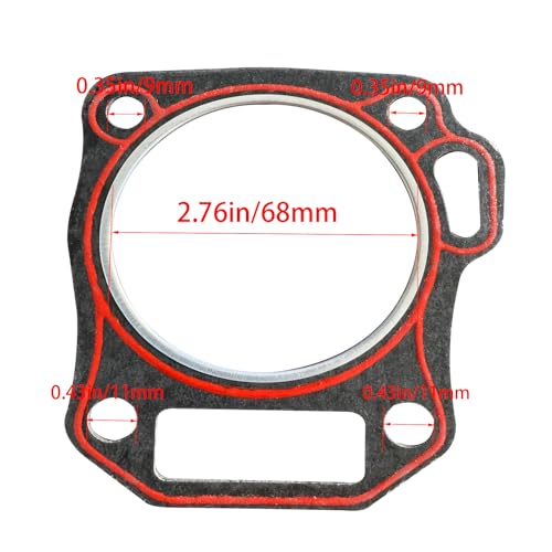 Image of Gasket Kit Compatible with Predator 212cc GX160 GX200 168F and Clone Engines & Generators Cylinder Head Valve Cover Carburetor Muffler Crankcase Gasket with Oil Seals generators Gasket Kit
