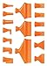 Loc-Line Coolant Hose Component, Acetal Copolymer, 16 Piece Nozzle Rama Set, 1/4" Hose ID