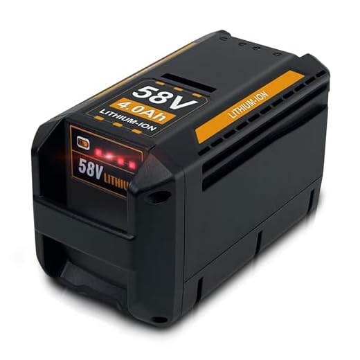 58V 4.0Ah Lithium-Akku Ersatz für Echo 58V Akku CBP-58V40 CBP-58V20 CBP-58V2AH CHT-58V CDST-58V CCS-58V CLM-58V, Kompatibel mit Echo 58 Volt MAX PRO Serie Elektrowerkzeugen (58V4000mAh)
