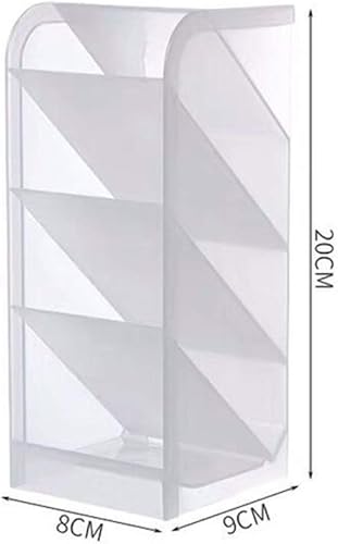 Miniatura 2 de Organizador de escritorio multifuncional creativo de 4 cuadrículas, soporte para bolígrafo, caja de almacenamiento de maquillaje, accesorios de