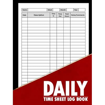 Daily Time Sheet log book